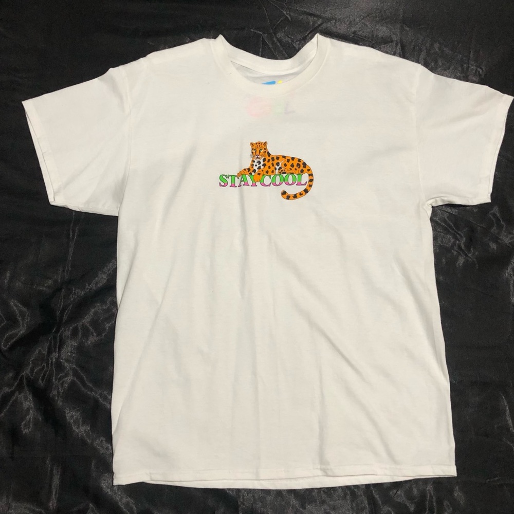 White Graphic Short Sleeve Tee